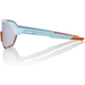 Resim %100 S2 Hiper Silver Mirror Lens Soft Tact İki Tonlu Bisiklet Gözlüğü Yüksek Performans İçin 