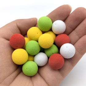 Resim 30 adet Mycena Carp Balıkçılığı EVA Köpük Yüzerler, Yüksek Yüzdürme Üst Su Topları, Tatlı Su Balıkçılığı için Geliştirilmiş Dökme, Gerçekçi Yüzmek için 
