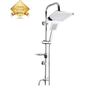 Resim Dubai Çiftli Yağmurlama Robot Duş Seti Krom 