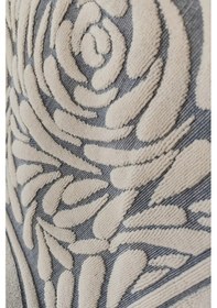 Resim 2'li Zemini Renkli %100 Pamuk Ayak Havlusu İndigo 