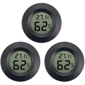 Resim Geeksen Higrometre Termometre Dijital Lcd Monitör Nem Ölçer Ölçer Araba İç Mekan Sera Bodrum Bebek Odası Evc 