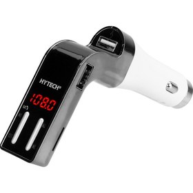 Resim Hytech HY-XCB75 5V 2.1A Led Ekran USB+TF Desteği Gri Bluetooth Fm Transmitter 