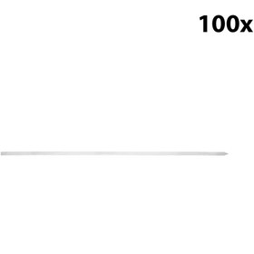 Resim Krom Paslanmaz Yassı Kanat Şişi - (100 Adet) - 600 mm - Alba 