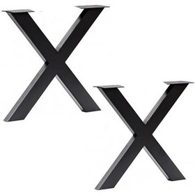 Resim Mavitrend Dekoratif Metal Masa Ayağı Kütük Masa Ayağı Mobilya Ayakları 1 Takım Yükseklik 70 Cm Genişlik 60 Cm 