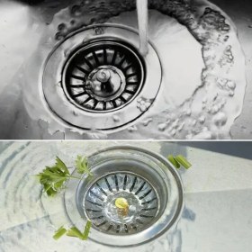 Resim Varyant Store Paslanmaz Çelik Mutfak Evye Lavabo Süzgeci Lavabo Gideri Atık Gıda Tıpası 