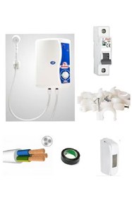 Resim ARTEMİS Elektro Model Elektrikli Şohben 6 mt Kablolu Tam Takım Set 