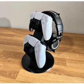 Resim just3dprintings PlayStation 5 DualSense ve Kulaklık Standı 