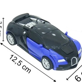 Resim Uğur Böceği Ticaret Robota Dönüşen Araba Transformers It Bırak - Bugatti Modeli 