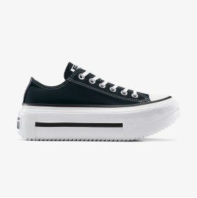 Resim Converse Chuck Taylor All Star Lift Double Stack Platform Kadın Siyah Sneaker 