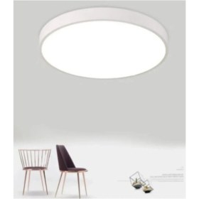 Resim Voxify Ledli Tavan Lambası Tuvalet Banyo Balkon Koridor Aydınlatma Avize Aplik 6500K Beyaz Işık 25 cm Çap 