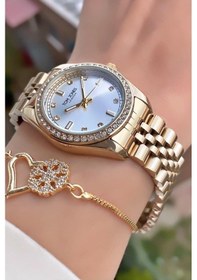 Resim Tom Jones Mrd12193 Altın Renk Kadın Kol Saati Bileklik Hediyeli 