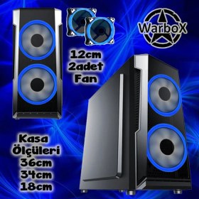 Resim Warbox Trevor I3 3220 3.30GHZ 16GB Ram 240GB SSD 250GB HDD R7 240-4GB E.kartı 22" Monitör Masaüstü Bilgisayar 