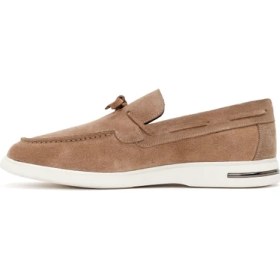 Resim Derimod Erkek Vizon Süet Deri Casual Loafer 26SFD670810 