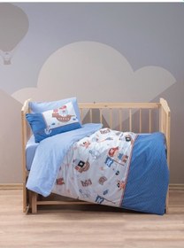 Resim Cotton Box Corsair Mavi Bebek Nevresim Takımı 
