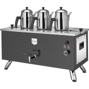 Resim Remta Çift Cidarlı 3 Demlikli Elektrikli Kahveci Ocağı 31 Lt 