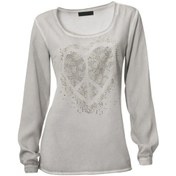 Resim Bulalgiy Kadın Taş Taş İşlemeli Bluz - Bga141775 