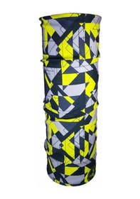 Resim Ride To Love Yellow Geometrik Bandana Siyah - Sarı 