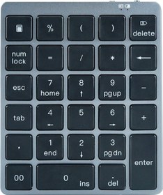 Resim 28 Tuşlu Kablosuz Sayısal Klavye Finansal Muhasebe Ofis Klavyesi Bt+usb Çift Modlu Bağlantı Dahili L 
