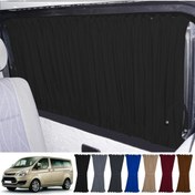 Resim Oto Pandami Fort Custom Uzun Şase 2012+ Uyumlu Siyah Raylı Oto Perde Takımı 