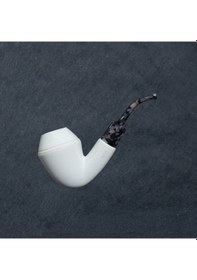 Resim Yunar Vetra 9mm. Filtreli Akrilik Saplı Lületaşı Pipo 10163m 