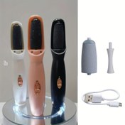 Resim Çift Taşlama Başlıklı USB Şarj Edilebilir Elektrikli Ayak Nasır Sökücü - Kaba ve İnce, Pürüzsüz Ayaklar için Taşınabilir Pedikür Aracı, Ergonomik Tasarım, Değiştirilebilir Aksesuarlar, Doğum Günleri veya Tatiller için İdeal Hediye 