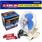 Resim Genel Markalar OTO VANTİLATÖR 10" İNCH 24V MANDALLI CARUB OTO VANTİLATÖR 10 İNCH 24V MANDALL 