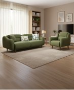 Resim Rolivs Stella Üçlü Koltuk Ve Berjer takımı- Kadife 