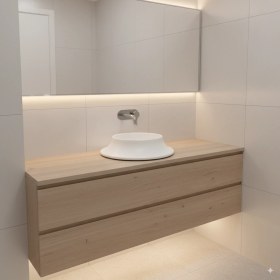 Resim Pearl Volcano Matt White Solid Lavabo Beyaz 