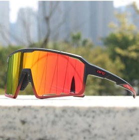 Resim Willowhaven Nrc Unisex Siyah Spor Bisiklet Gözlüğü Pc Lens Tr Çerçeve Aynalı 