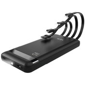 Resim Linktech Ac10 All In One 10000 Mah Powerbank Çoklu Kablolu Taşınabilir Batarya 