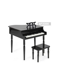 Resim Çocuk İçin Ahşap Piyano Bp30bk Nota Sehpası ve Tabure 