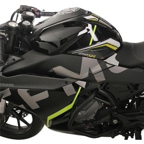 Resim Gp Kompozit Cf Moto 250 Sr 2020-2025 Uyumlu Tank Pad Seti Turkuaz 