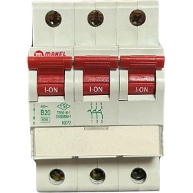 Resim Makel 3X20A B Tipi Sigorta 6ka 