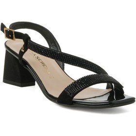 Resim Sandalet Kadın 1c5210dp Donna Serena Camoscio Nero Siyah 