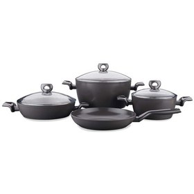 Resim Korkmaz Nora Seramik 7 Parça Tencere Seti 