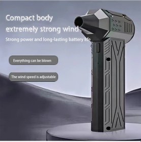 Resim Sunshine022 Yüksek Hızlı Usb Şarjlı 18650 Taşınabilir El Kurutma Makinesi Oto Bakımı Saç Kurutma 