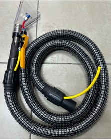 Resim Ravza Makina Puzzi 8/1 - 10/1 Koltuk Yıkama Makinesine Uyumlu 3 Mt Çelik Telli Hortum Set Halinde 