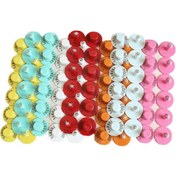 Resim Küçükbaş Kulak Küpesi Yuvarlak Model 450 Adet Pembe 