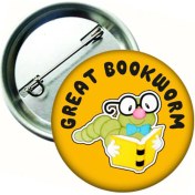 Resim Hediye Panayırı Great Bookworm Ingilizce Öğrenci Rozeti 