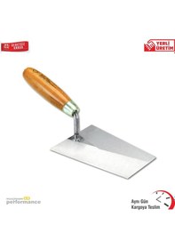 Resim Dekor 066 Ahşap Saplı Duvarcı Malası 16 CM Yay Çeliği N11.89 