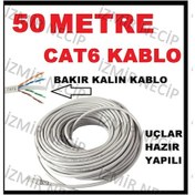 Resim Ncpline 50 Metre Cat6 Kalın Internet Kablosu Ethernet 