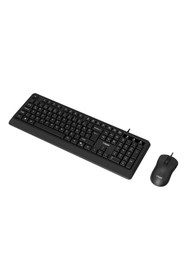 Resim CASPER Kablolu Klavye Mouse Set Siyah, USB, K331U 