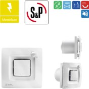 Resim Soler&Palau Silent Dual 100 Banyo Wc Sensörlü Egzoz Ortam Havalandırma Fanı Tasarruflu Agmair Sp Agm 