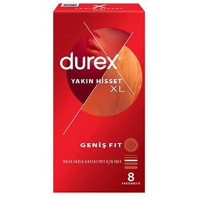 Resim Durex Yakın Hisset XL Prezervatif 8 Adet 