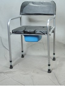 Resim Medikaltec Katlanır Deri Döşemeli Hasta Klozet 