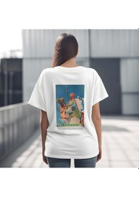 Resim Kökler Serisi No:9 T-shirt - Beyaz 
