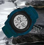 Resim Cloud011 Moda Yuvarlak Spor Elektronik Saat, Tarih Kronometre Parlak Çok Fonksiyonlu Koyu Yeşil Kol Saati Öğrenci Yetişkin. Diğer 