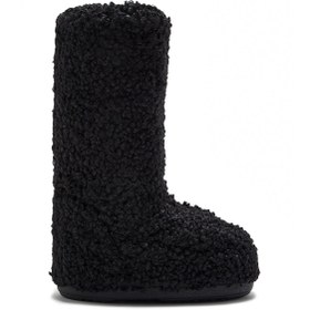 Resim Kadın Bot 14028700-001 Moon Boot Icon Faux Curly Black 