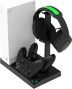 Resim İpega Xbox Series S Soğutucu Göstergeli Fanlı Dock Stand 2 Adet 1400 Mah Pil 4in1 