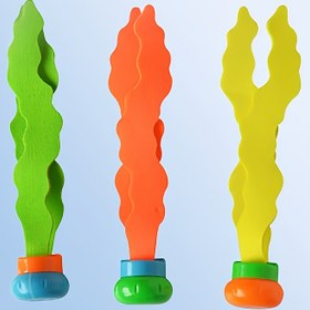 Resim 3 Adet Dalış Oyuncakları - Dayanıklı Sualtı Havuz Oyuncağı, Etkileşimli Su Oyunlarına ve Plaj Topu Aksesuarlarına Uygun, Rastgele Renkler 
